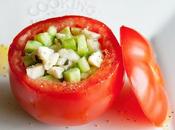 Pomodori ripieni mozzarella cetriolo Stuffed tomatoes with cucumber