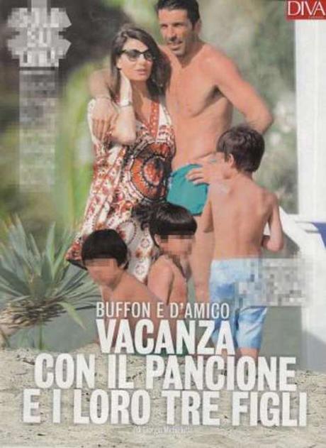 Diva e Donna pubblica le prime foto inequivocabili del pancione di Ilaria D'Amico Buffon
