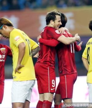 Chinese Super League, al SIPG il derby di Shanghai, goleada del Guangzhou