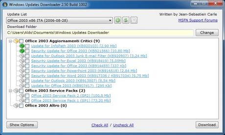 Windows Updates Downloader
