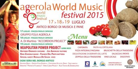 Agerola World Music Festival 2015 dal 17 al 19 Luglio