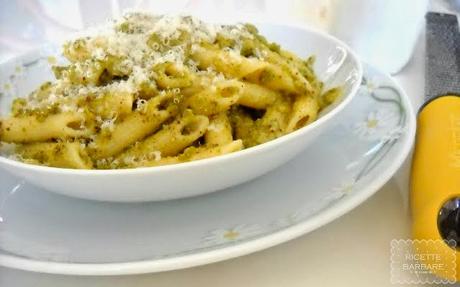Penne ai pistacchi e doppia ricotta