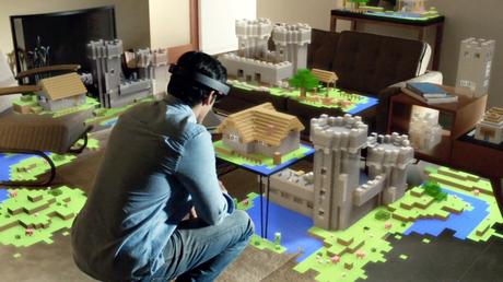 Minecraft - Video della demo con HoloLens E3 2015