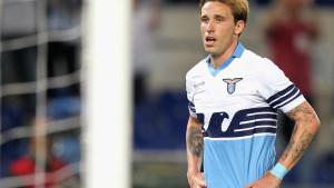 ROME, ITALY - MAY 10:  Lucas Biglia of SS Lazio shows his dejection after the Serie A match between SS Lazio and FC Internazionale Milano at Stadio Olimpico on May 10, 2015 in Rome, Italy.  (Photo by Paolo Bruno/Getty Images)