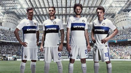 Inter 2015-2016: maglia bianca con nuovo sponsor Driver