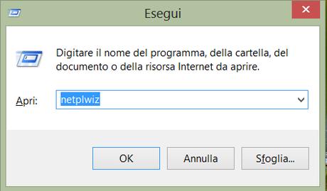 Windows 8.1 togliere password avvio di Windows la guida