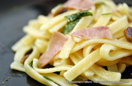 Una pasta semplice e gustosa: scialatielli al limone con mortadella pistacchi di Bronte e finocchietto