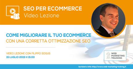   Filippo Sogus  Ottimizzazioni seo per migliorare il tuo e-commerce web marketing training 