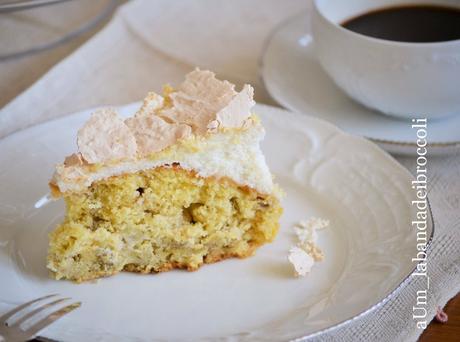 Torta al rabarbaro con meringa morbida alle mandorle di Julia, Rhabarberkuchen