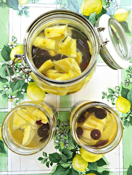 Detox water #7: Ananas e ciliegie