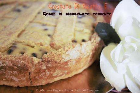 Crostata Ricotta E Gocce Di Cioccolato Fondente