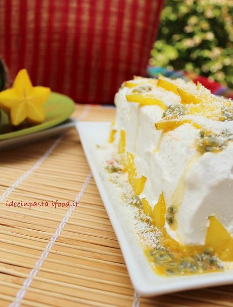 Icebox Cake ai frutti tropicali