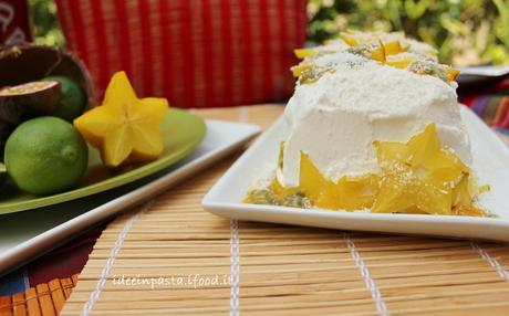 Icebox Cake ai frutti tropicali