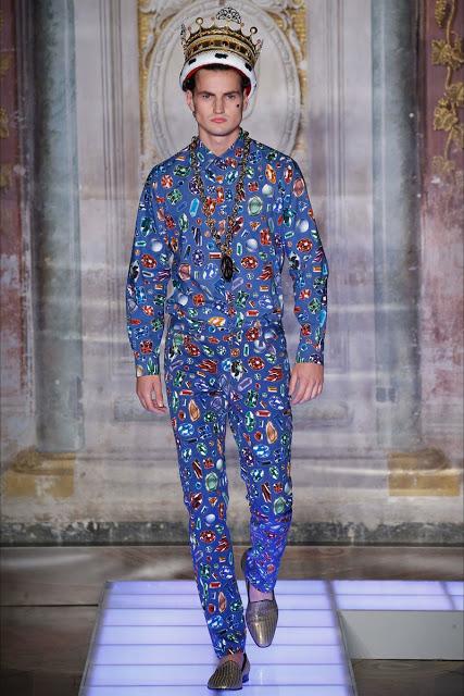 Moschino menswear collection Spring/Summer 2016.