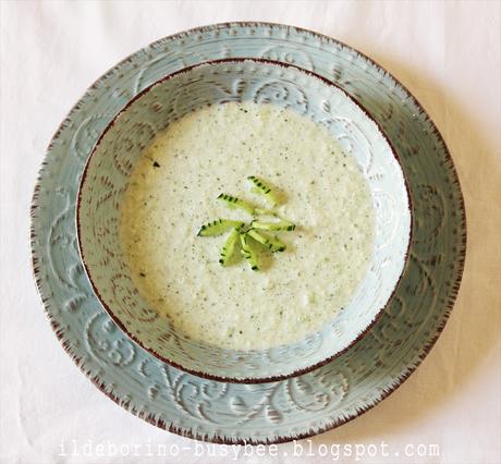 Bianca Leggerezza - Zuppa fredda di Cetriolo e Yogurt or Cold Yogurt and Cucumber Soup