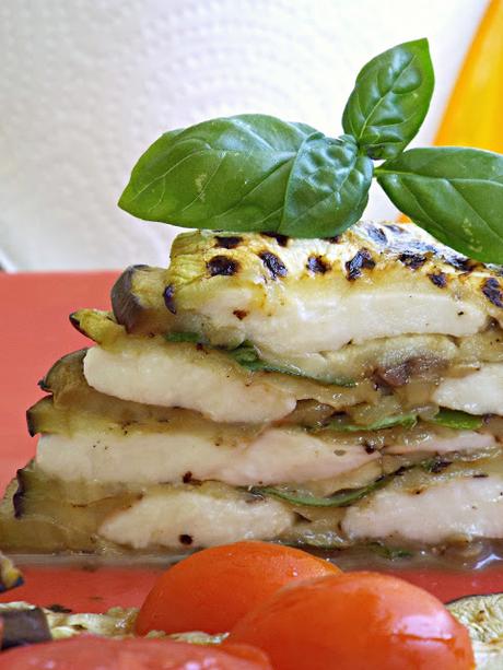 Caprese alle melanzane