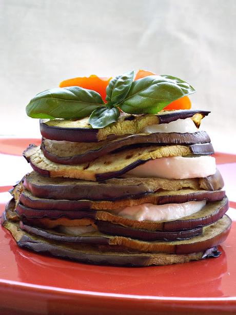 Caprese alle melanzane