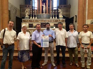 PAVIA. La nuova illuminazione del Carmine, opera di Lodola