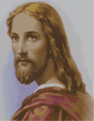 Schema per il punto croce: Gesù