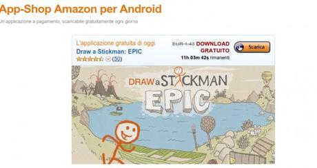 Draw a Stickman: EPIC gratis solo per oggi su Amazon App Shop