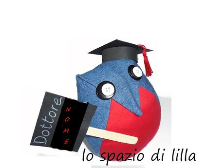 Facciamo insieme...Il gufo e la gufetta laureati imbottiti/ Let's make together...The stuffed male and female graduate owls