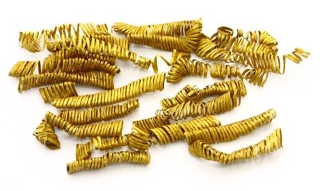 Spirali d'oro trovate in Danimarca