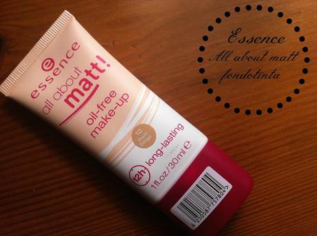 ESSENCE fondotinta ALL ABOUT MATT n.10