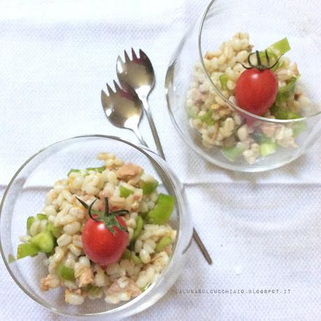 Orzo freddo con tonno e friggitelli