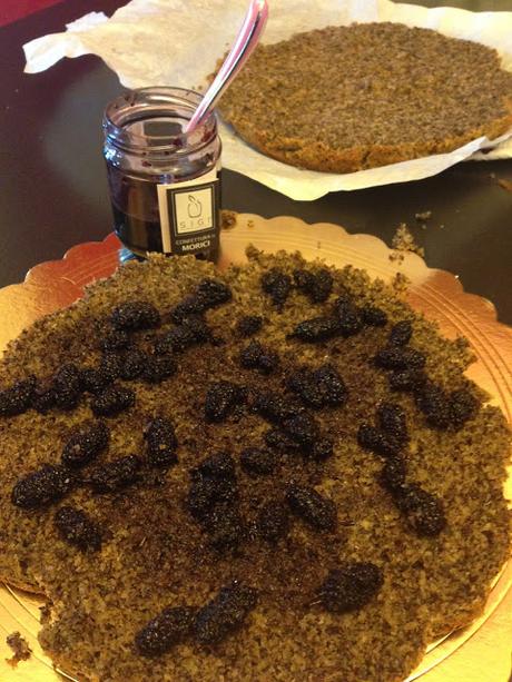 Con e Senza Bimby, Torta di Grano Saraceno con Confettura di Morici o More di Gelso