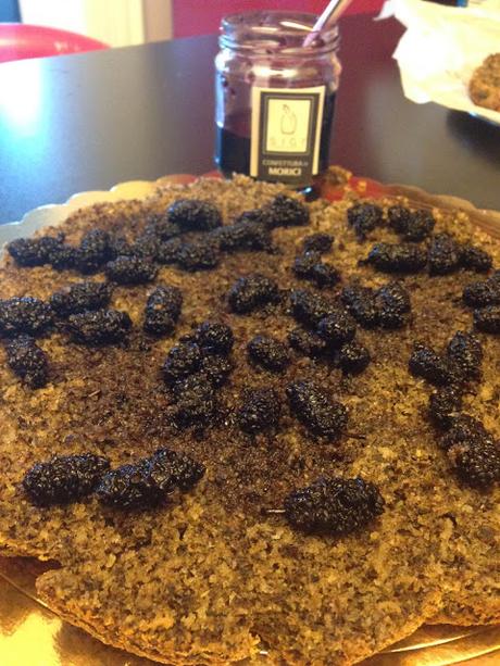 Con e Senza Bimby, Torta di Grano Saraceno con Confettura di Morici o More di Gelso