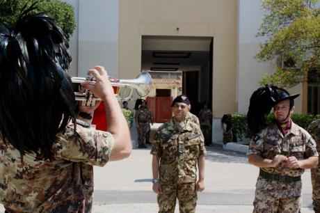 Trapani/ Caserma Giannettino. Il comandante della Brigata Aosta in visita al 6° Reggimento Bersaglieri