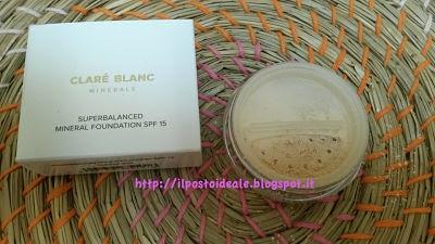 Claré Blanc: superbalanced mineral foundation