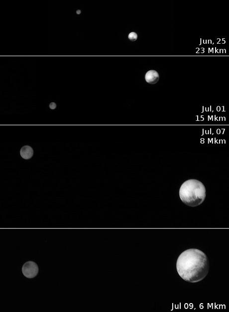 Plutone e Caronte per l'ultima volta insieme nelle immagini di LORRI