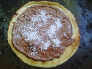 crepes nutella e cocco