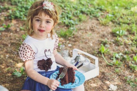 Torta a strati caffè e cioccolato, con mousse all'acqua