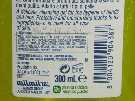 milmil Bio Natura- Detergente delicato purificante viso e mani