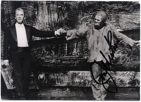 Jon Vickers insieme a Herbert von Karajan dopo la storica Walküre salisburghese del 1967