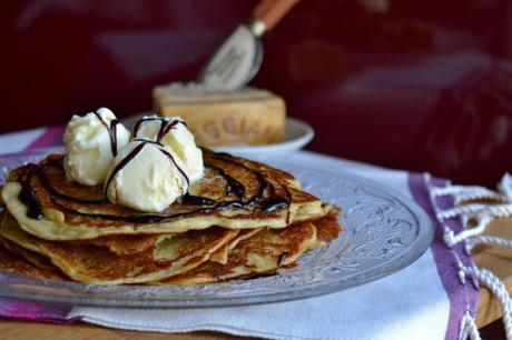 Pancakes Parmigiano Reggiano e Buontalenti