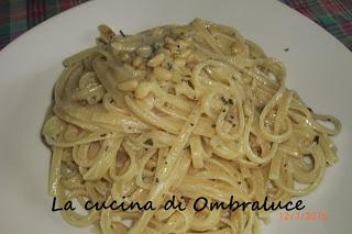 Linguine in crema di zenzero, limone e menta