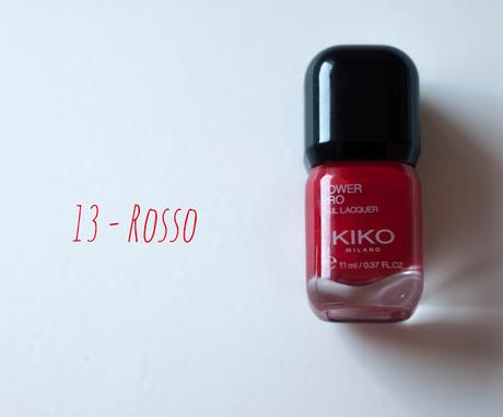 { NOVITA'} Kiko Power Pro Nail Lacquer