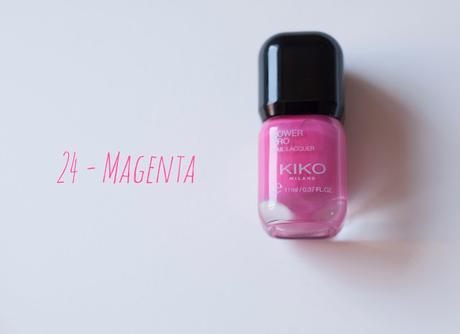 { NOVITA'} Kiko Power Pro Nail Lacquer