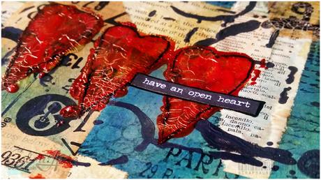 Have an open heart - Art Journal