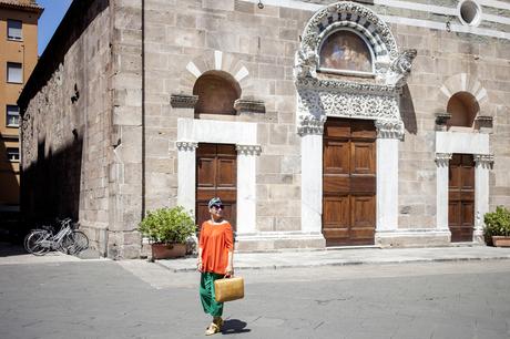 naracamicie 2015, camicia arancio, Sandra Bacci, Lucca