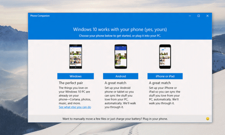 NEWS Windows 10 dialogherà con Android e Ios