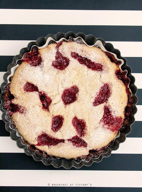 Torta con lamponi e latte di mandorle / Raspberries and almond milk cake recipe