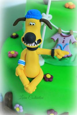 SHAUN THE SHEEP CAKE!!! SHAUN PECORA PER VIOLA!!!