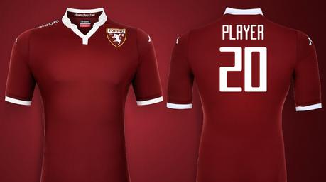 Maglia del Torino 2015-2016 di Kappa, granata e colletto bianco