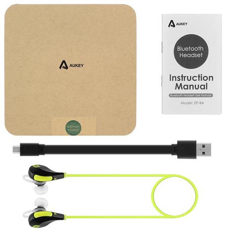 Cuffie in-ear Aukey, gli auricolari Bluetooth ottimi in estate