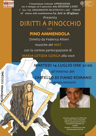 Gran finale per Le Arti si sFogliano con lo spettacolo  Diritti a Pinocchio