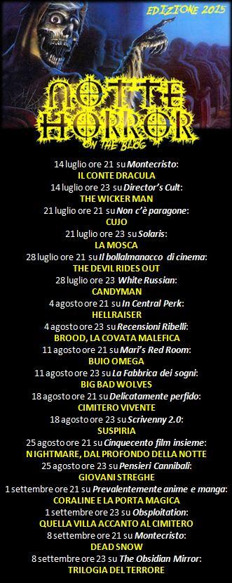 NOTTE HORROR 2015
